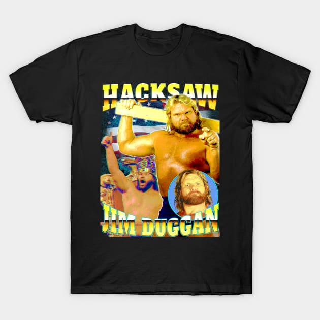 Hacksaw Duggan bootleg T-Shirt by RetroVania